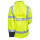 Men's Waterproof Lime High-Visibility Work Jacket